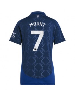 Manchester United Mason Mount #7 Auswärtstrikot für Frauen 2024-25 Kurzarm